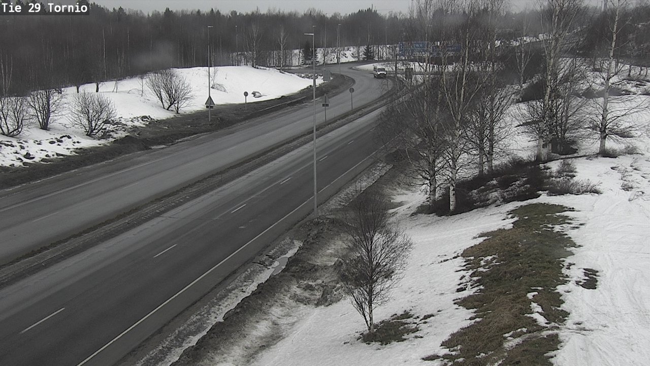 Weather Camera Image Väg 29 Torneå, Tornio, Lappi