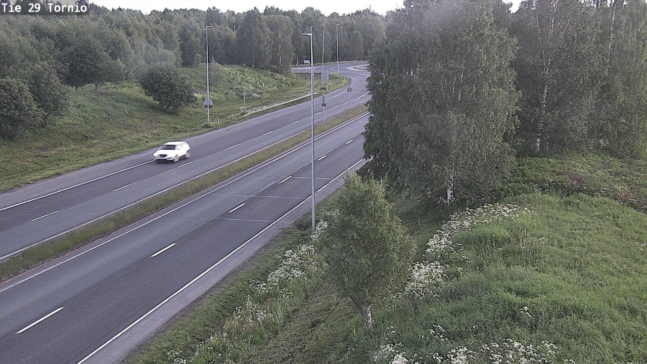 Weather Camera Image Väg 29 Torneå, Tornio, Lappi