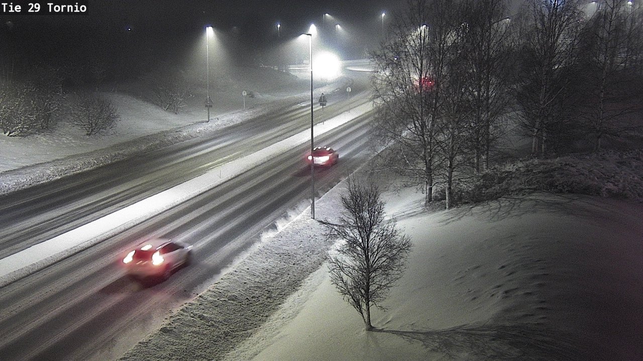 Weather Camera Image Väg 29 Torneå, Tornio, Lappi