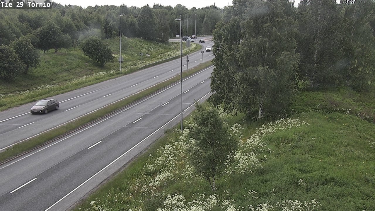 Weather Camera Image Väg 29 Torneå, Tornio, Lappi