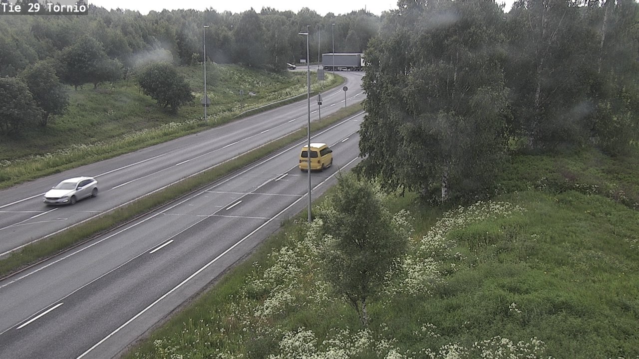 Weather Camera Image Väg 29 Torneå, Tornio, Lappi