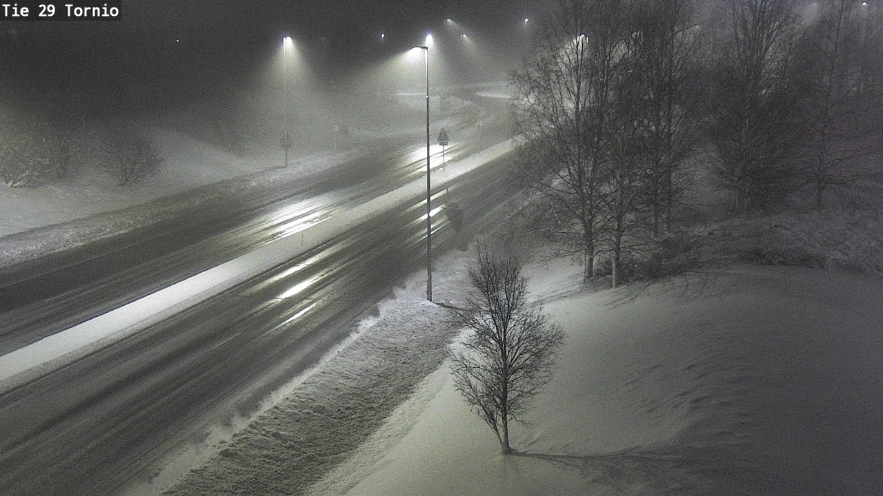 Weather Camera Image Väg 29 Torneå, Tornio, Lappi