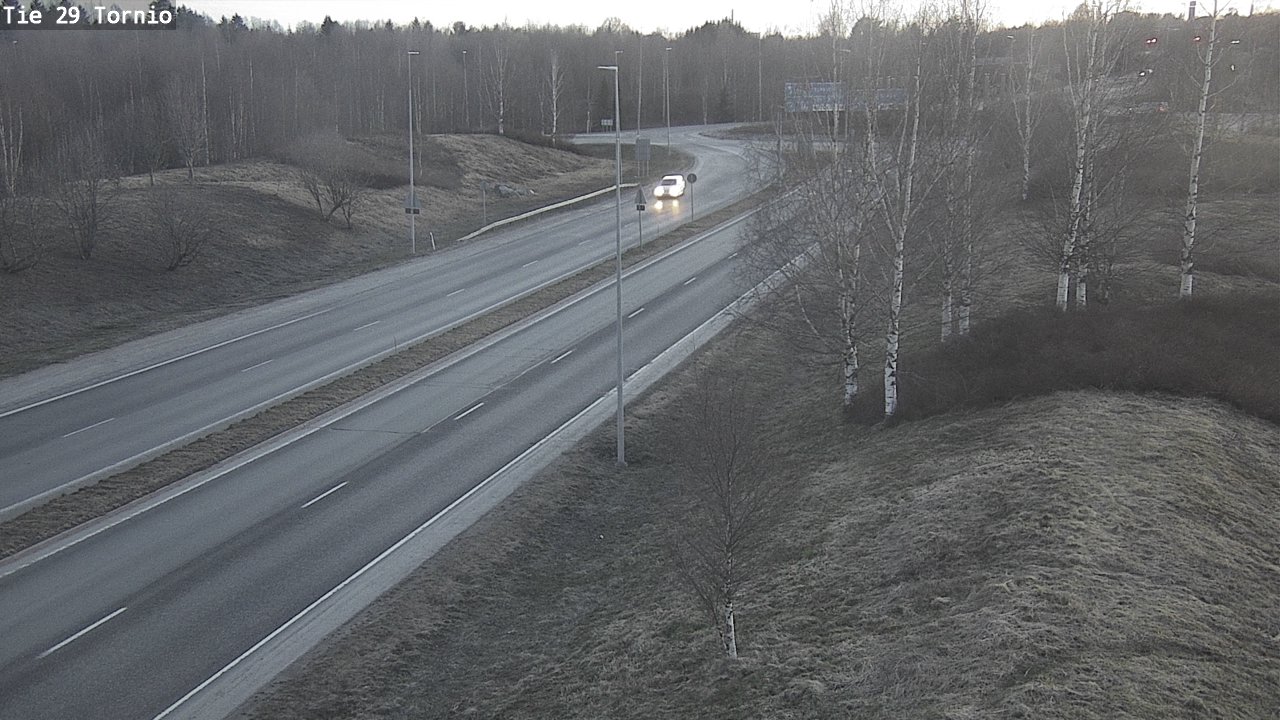 Weather Camera Image Väg 29 Torneå, Tornio, Lappi
