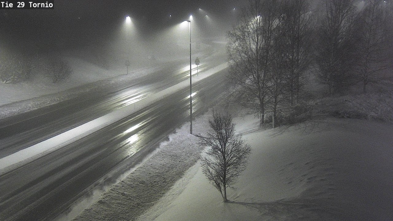 Weather Camera Image Väg 29 Torneå, Tornio, Lappi