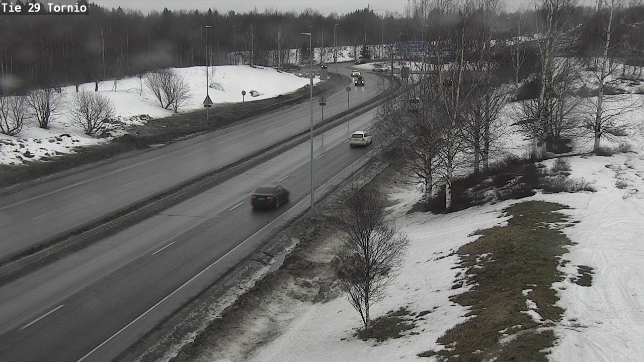 Weather Camera Image Väg 29 Torneå, Tornio, Lappi