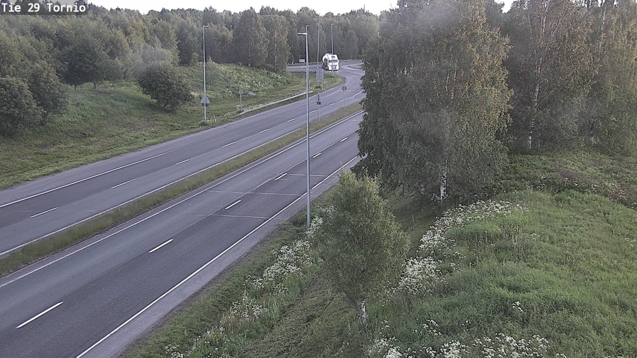 Weather Camera Image Väg 29 Torneå, Tornio, Lappi