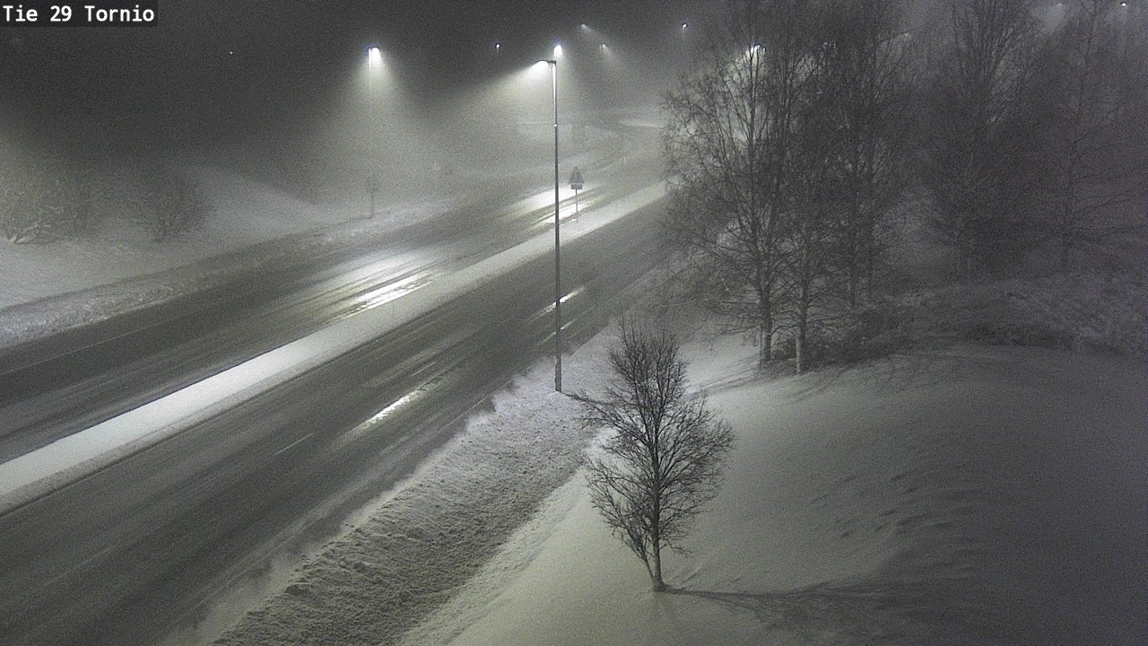 Weather Camera Image Väg 29 Torneå, Tornio, Lappi