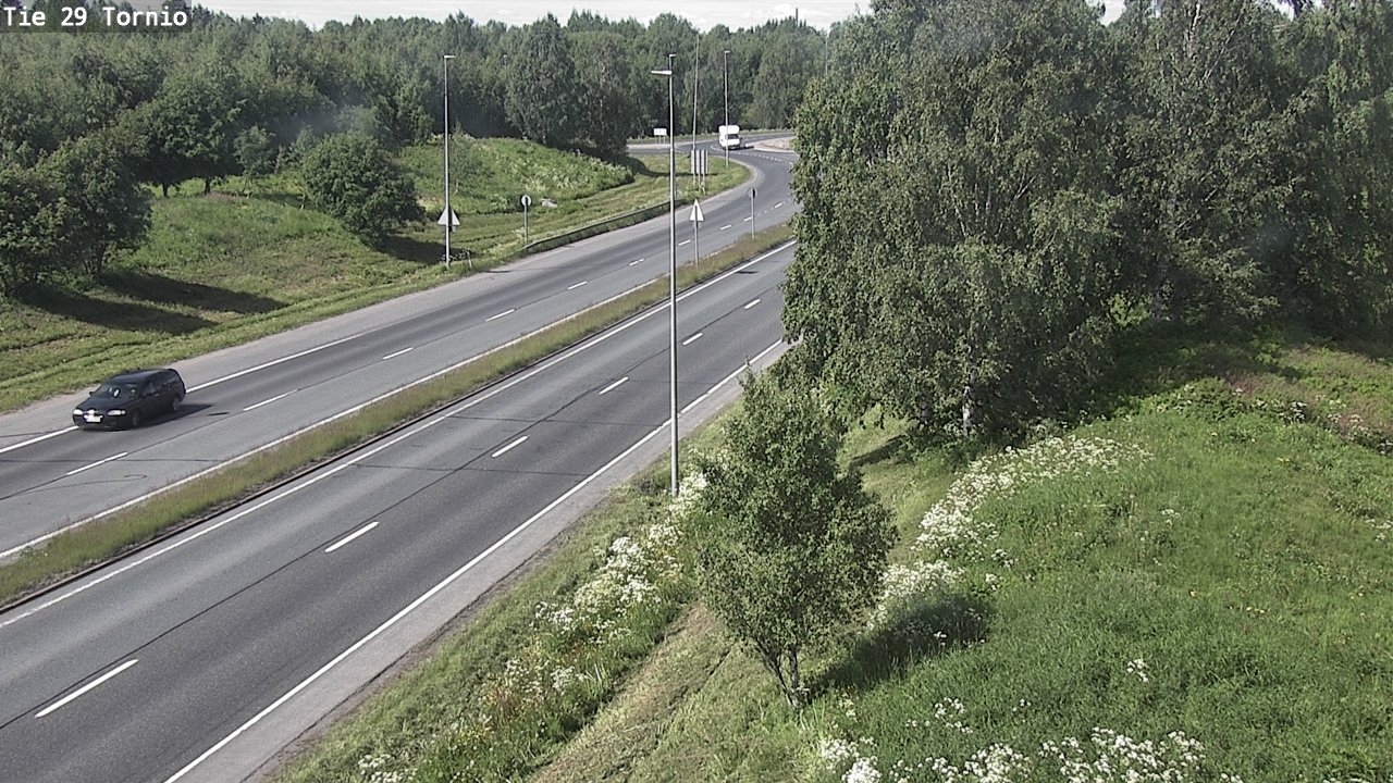 Weather Camera Image Väg 29 Torneå, Tornio, Lappi