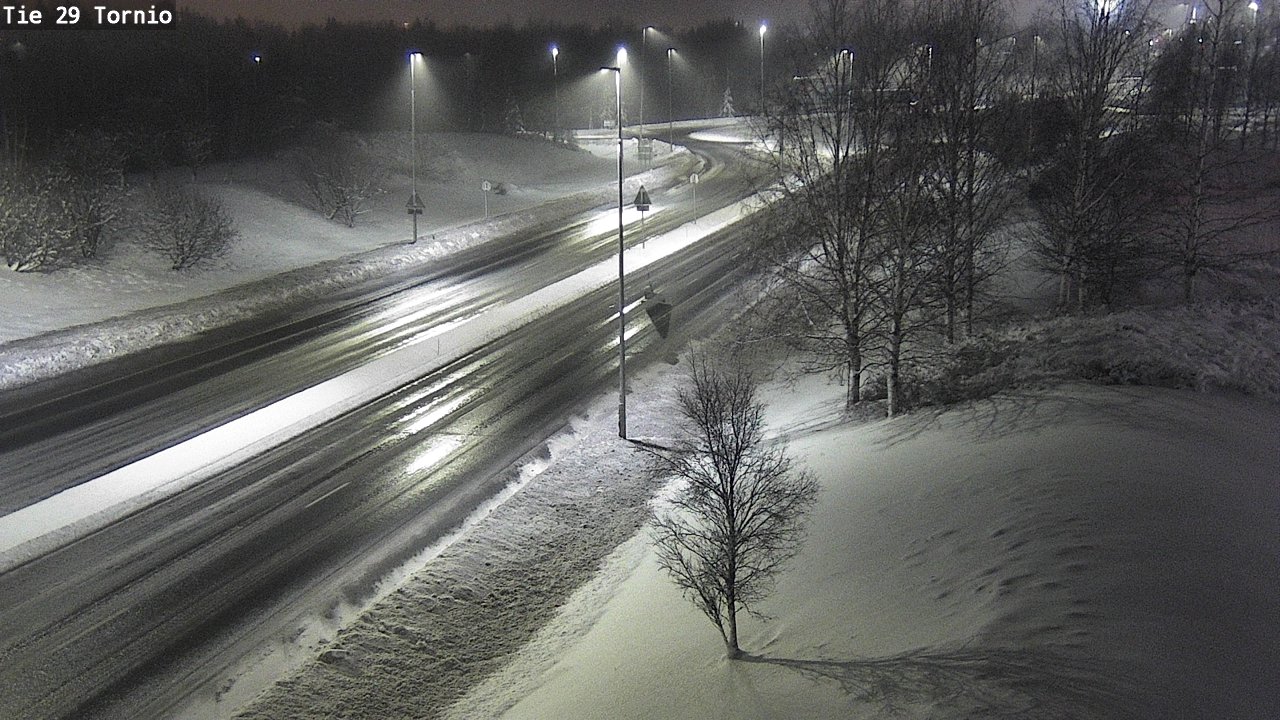 Weather Camera Image Väg 29 Torneå, Tornio, Lappi