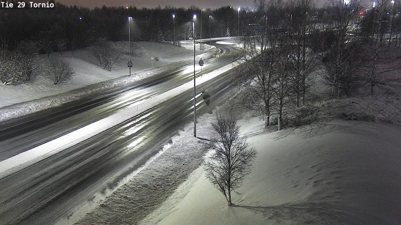 Weather Camera Image Väg 29 Torneå, Tornio, Lappi