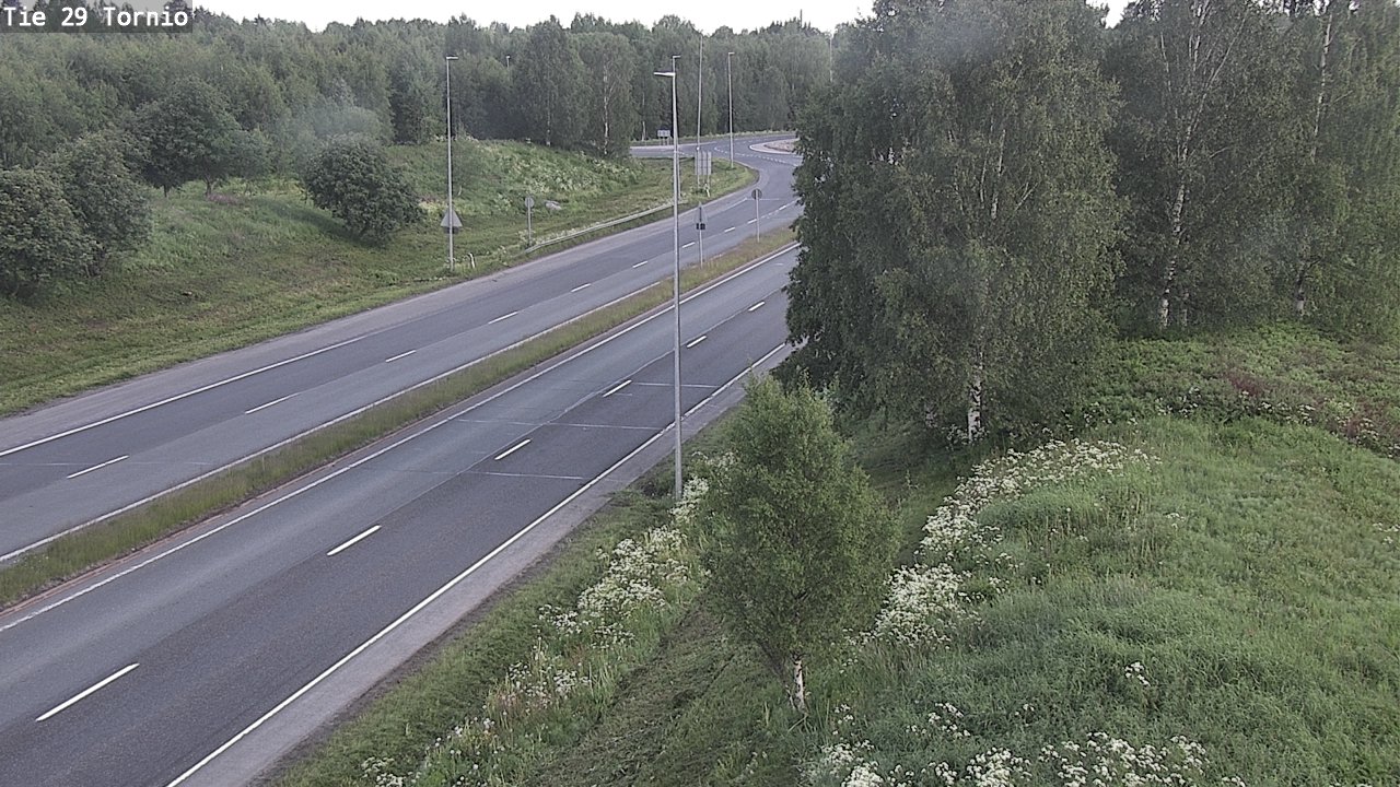 Weather Camera Image Väg 29 Torneå, Tornio, Lappi
