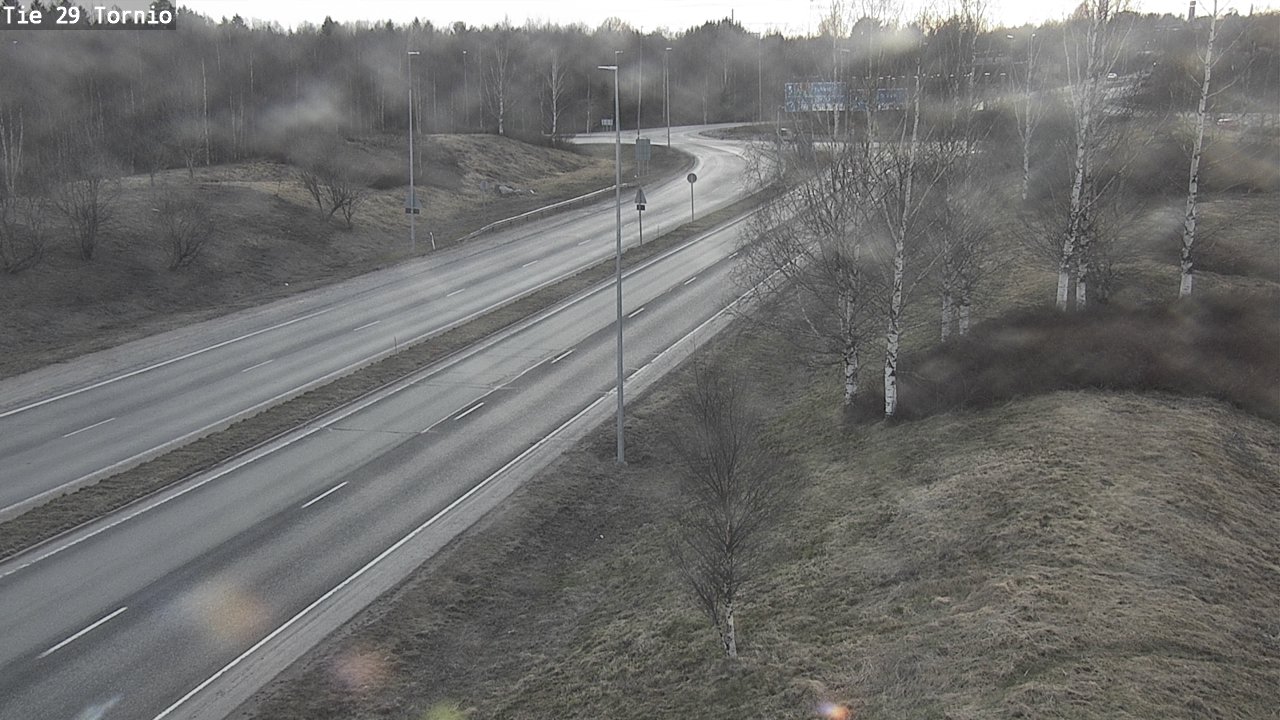 Weather Camera Image Väg 29 Torneå, Tornio, Lappi