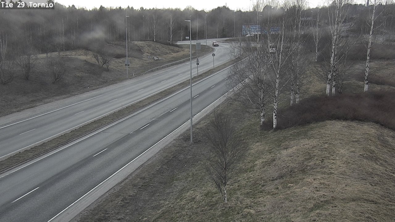 Weather Camera Image Väg 29 Torneå, Tornio, Lappi