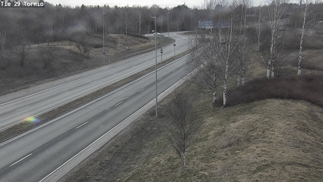 Weather Camera Image Väg 29 Torneå, Tornio, Lappi