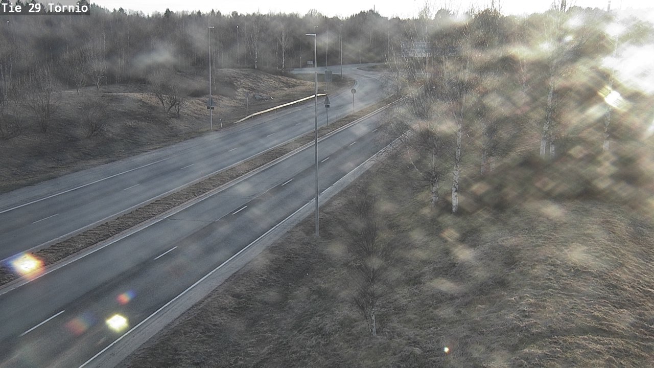 Weather Camera Image Väg 29 Torneå, Tornio, Lappi