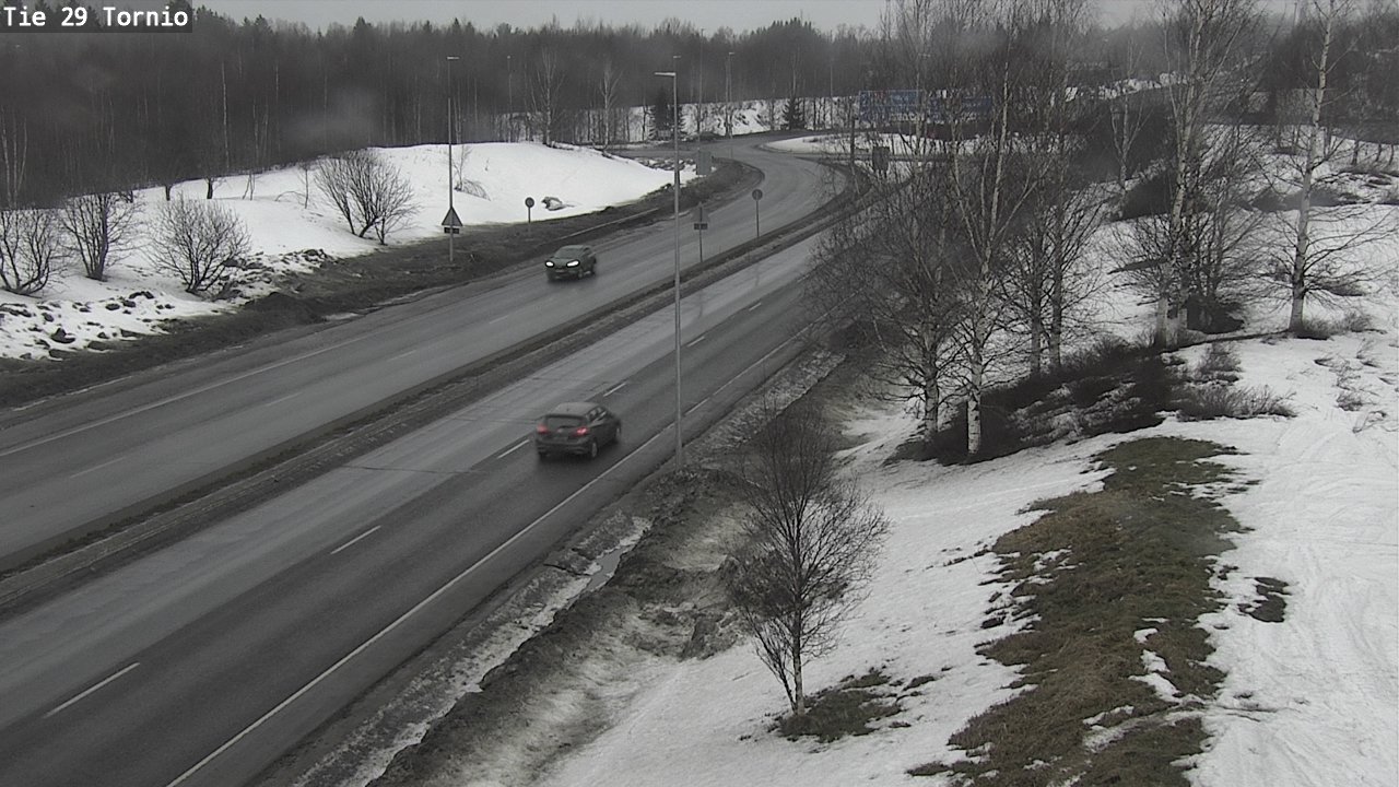 Weather Camera Image Väg 29 Torneå, Tornio, Lappi