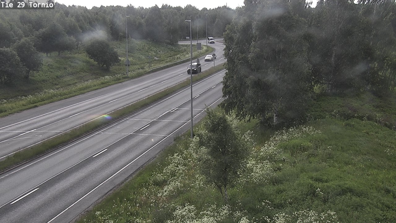 Weather Camera Image Väg 29 Torneå, Tornio, Lappi