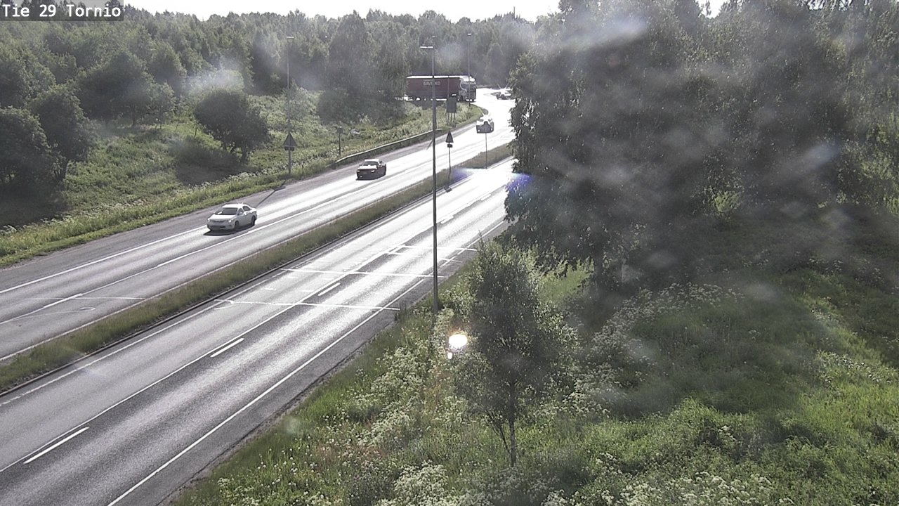 Weather Camera Image Väg 29 Torneå, Tornio, Lappi