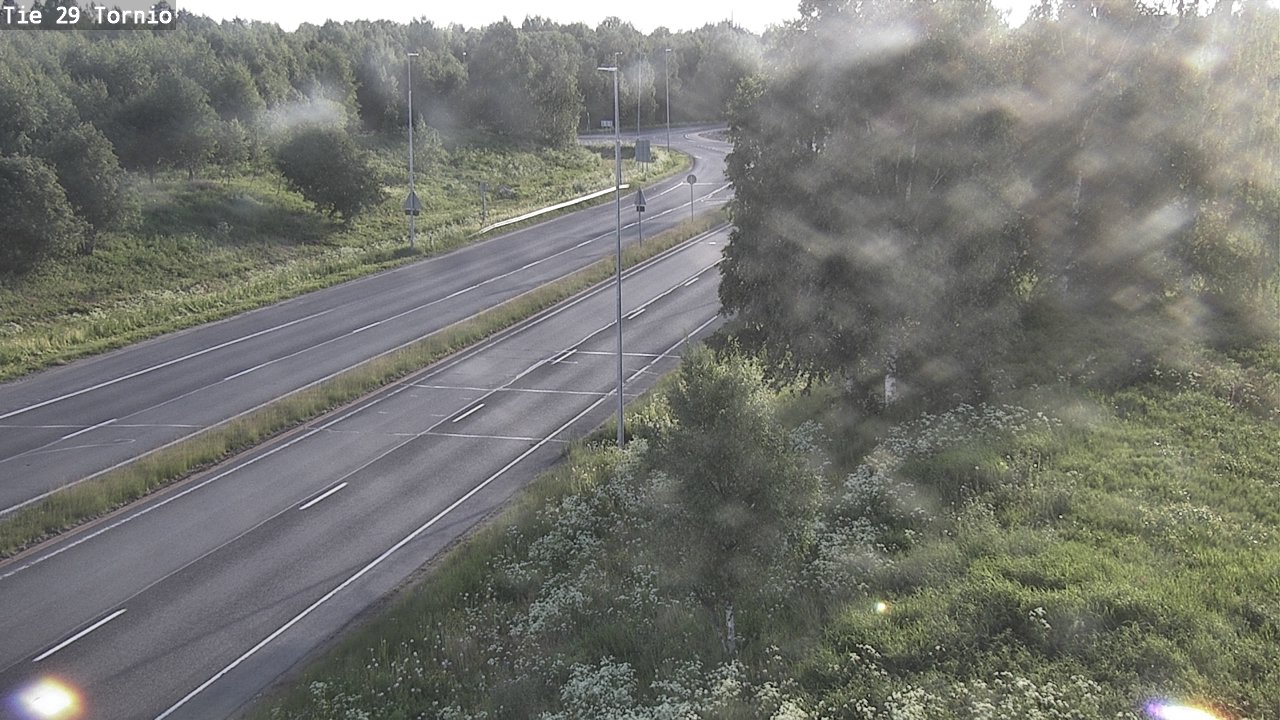 Weather Camera Image Väg 29 Torneå, Tornio, Lappi