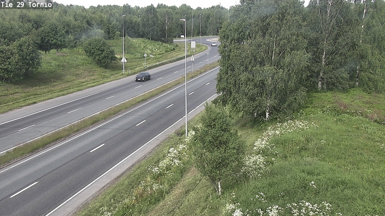 Weather Camera Image Väg 29 Torneå, Tornio, Lappi