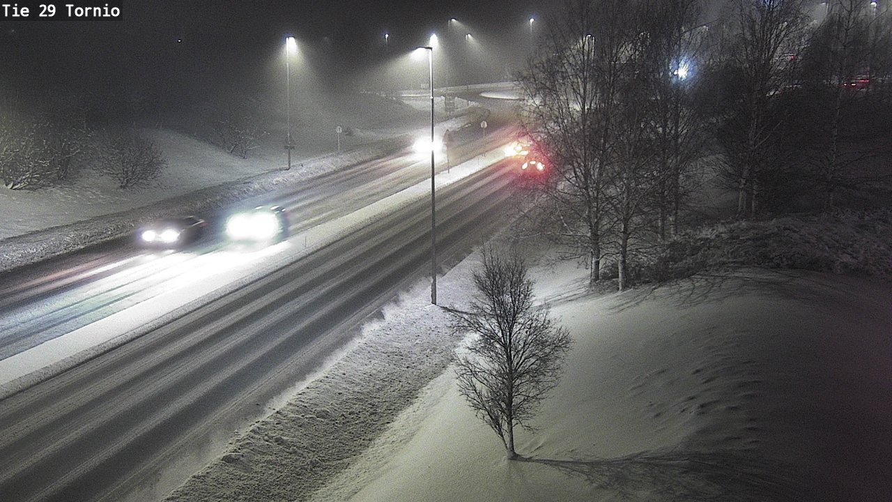 Weather Camera Image Väg 29 Torneå, Tornio, Lappi