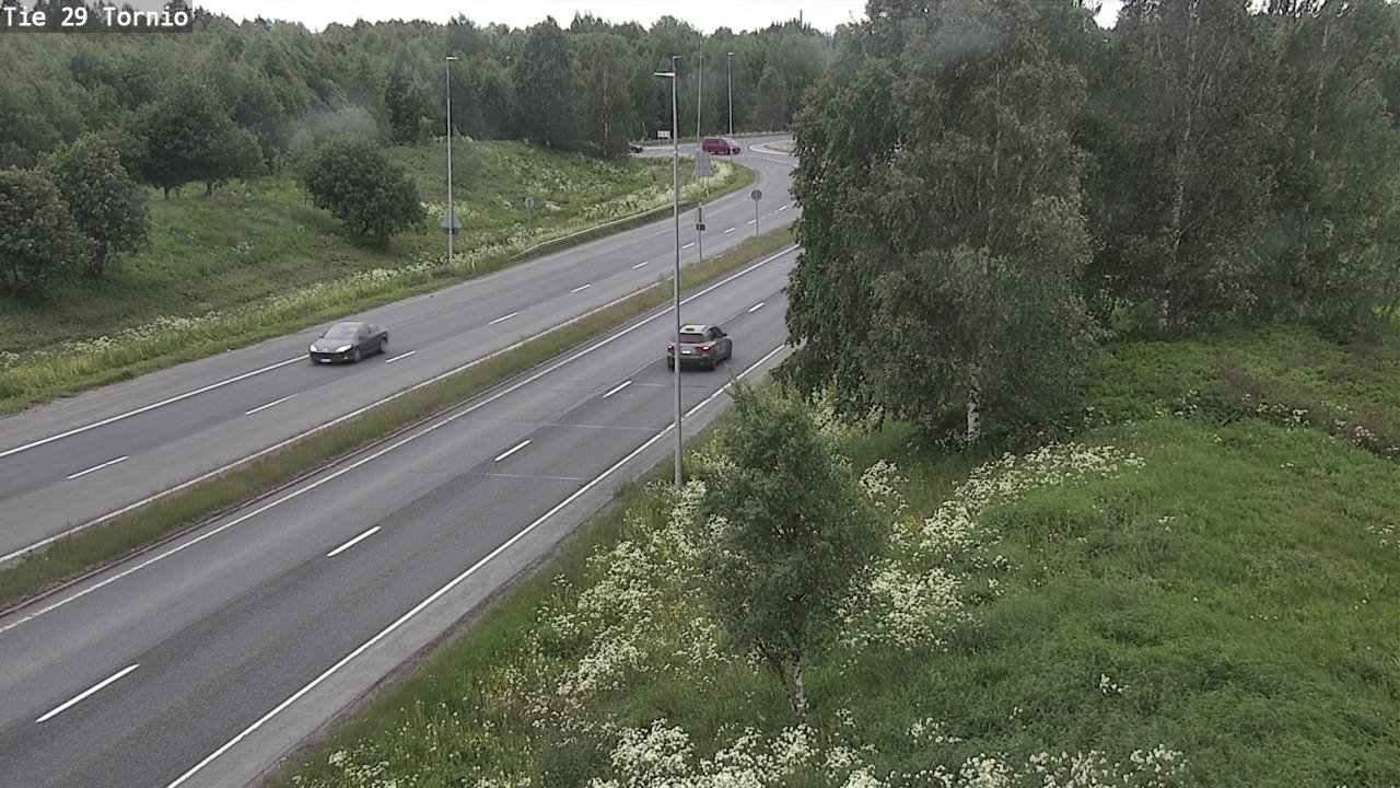 Weather Camera Image Väg 29 Torneå, Tornio, Lappi