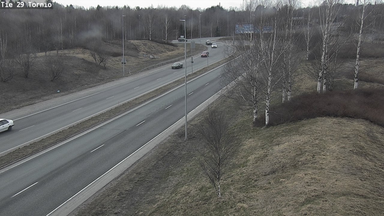 Weather Camera Image Väg 29 Torneå, Tornio, Lappi