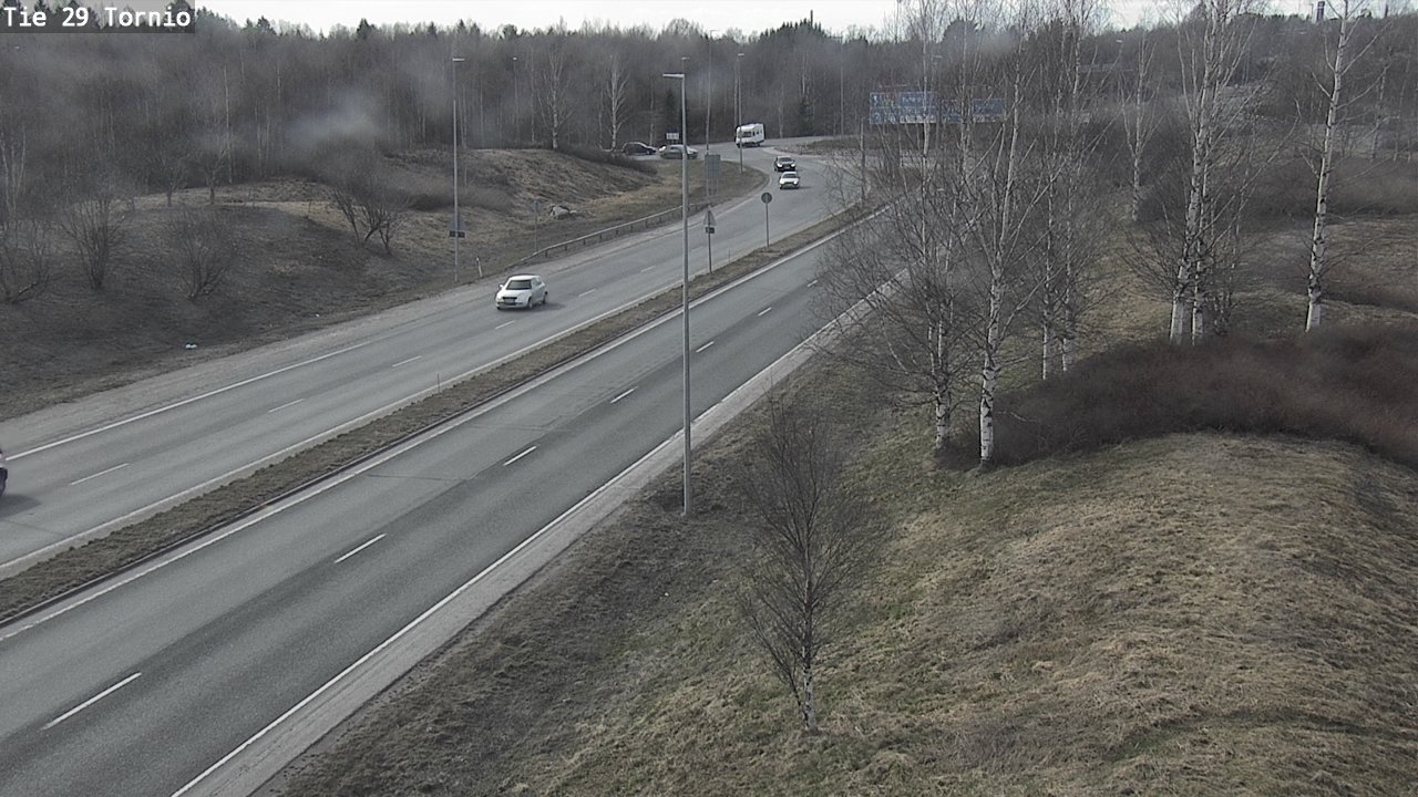 Weather Camera Image Väg 29 Torneå, Tornio, Lappi