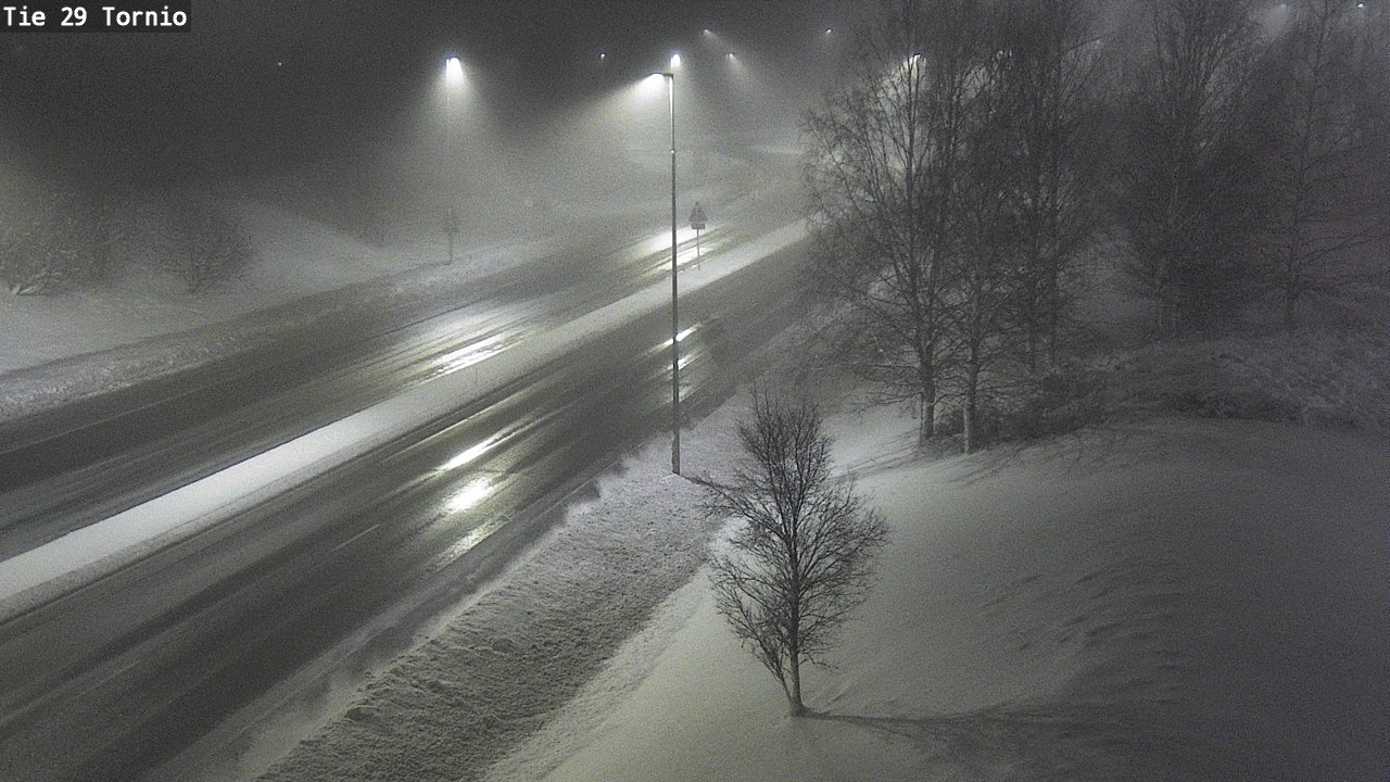 Weather Camera Image Väg 29 Torneå, Tornio, Lappi