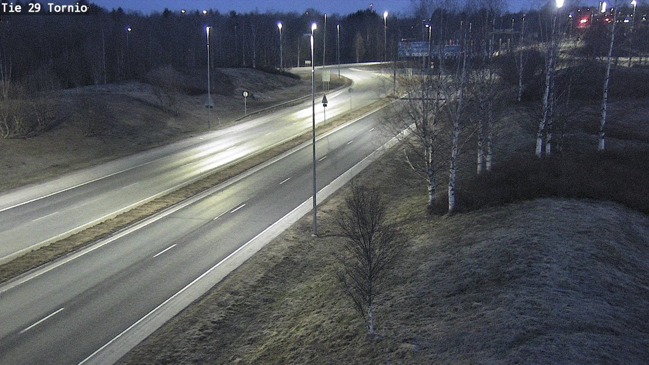 Weather Camera Image Väg 29 Torneå, Tornio, Lappi