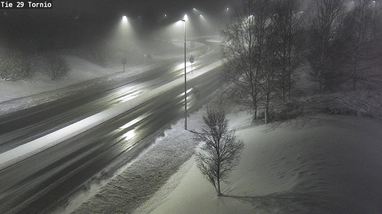 Weather Camera Image Väg 29 Torneå, Tornio, Lappi