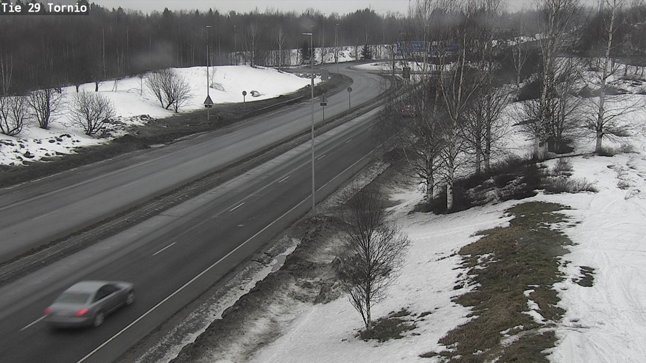 Weather Camera Image Väg 29 Torneå, Tornio, Lappi