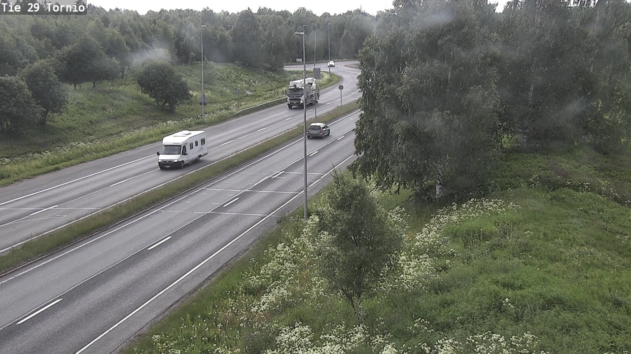 Weather Camera Image Väg 29 Torneå, Tornio, Lappi