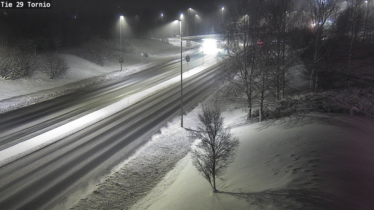 Weather Camera Image Väg 29 Torneå, Tornio, Lappi