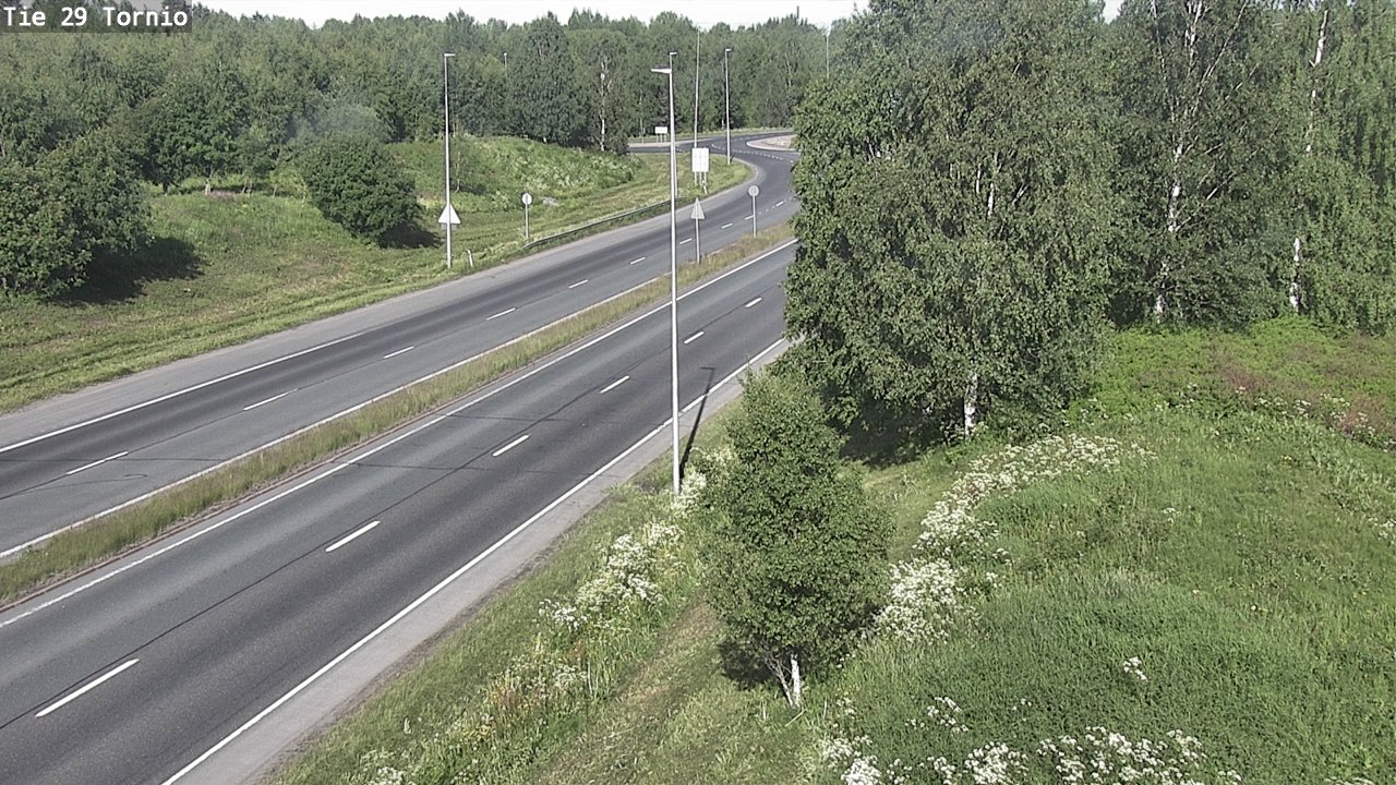 Weather Camera Image Väg 29 Torneå, Tornio, Lappi
