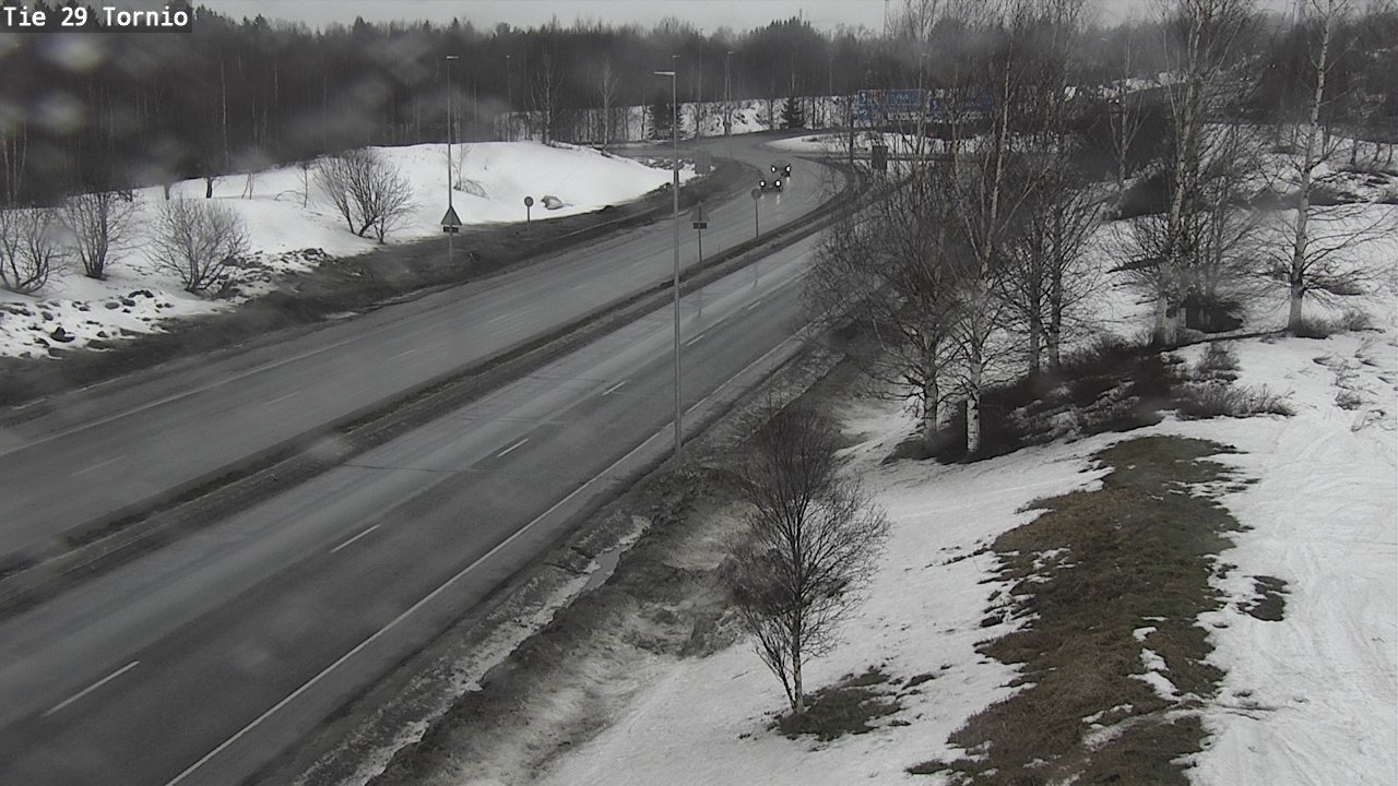 Weather Camera Image Väg 29 Torneå, Tornio, Lappi