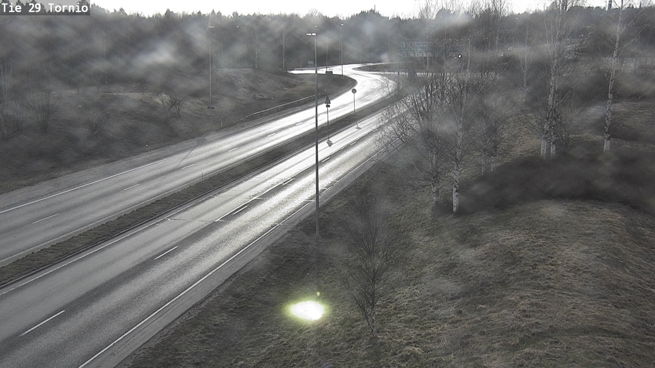 Weather Camera Image Väg 29 Torneå, Tornio, Lappi