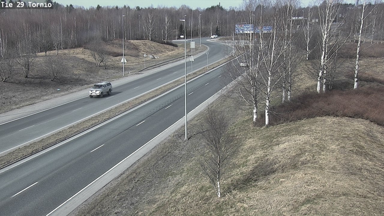 Weather Camera Image Väg 29 Torneå, Tornio, Lappi