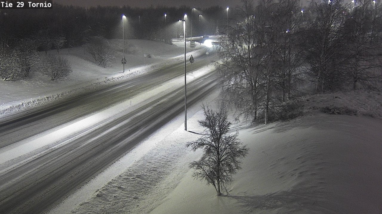 Weather Camera Image Väg 29 Torneå, Tornio, Lappi
