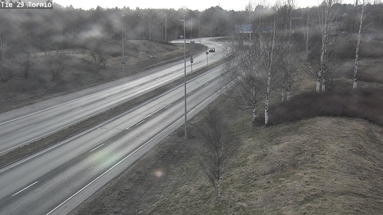 Weather Camera Image Väg 29 Torneå, Tornio, Lappi