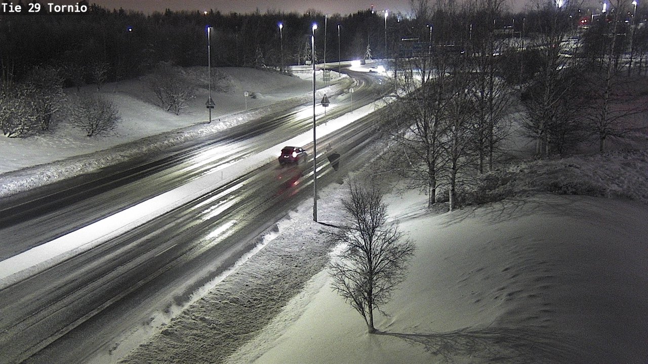 Weather Camera Image Väg 29 Torneå, Tornio, Lappi