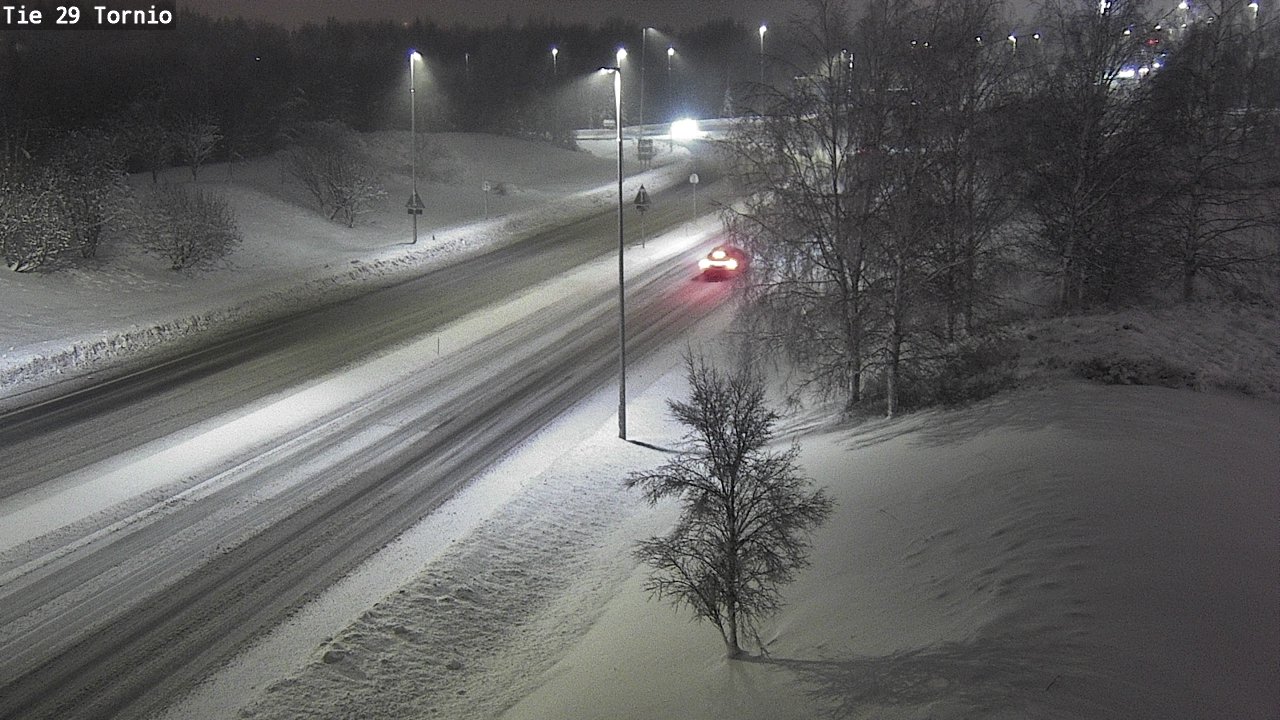 Weather Camera Image Väg 29 Torneå, Tornio, Lappi