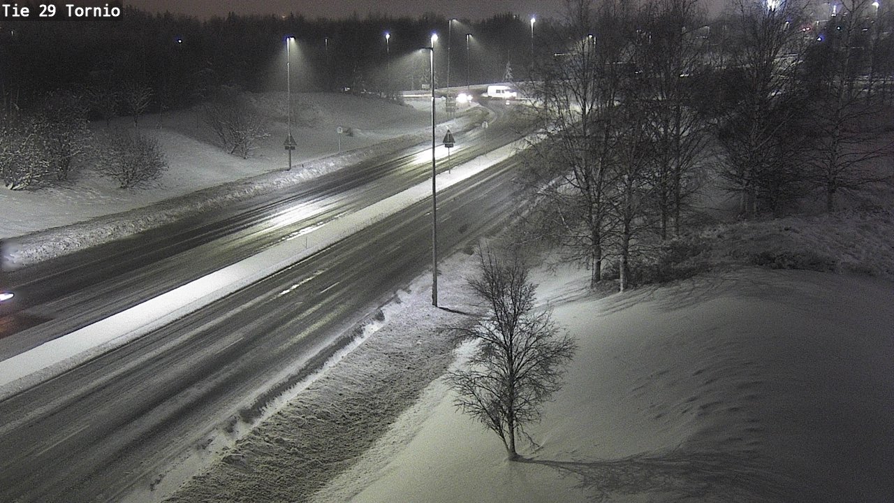 Weather Camera Image Väg 29 Torneå, Tornio, Lappi