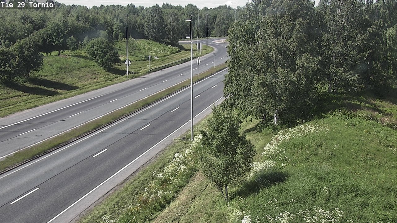 Weather Camera Image Väg 29 Torneå, Tornio, Lappi