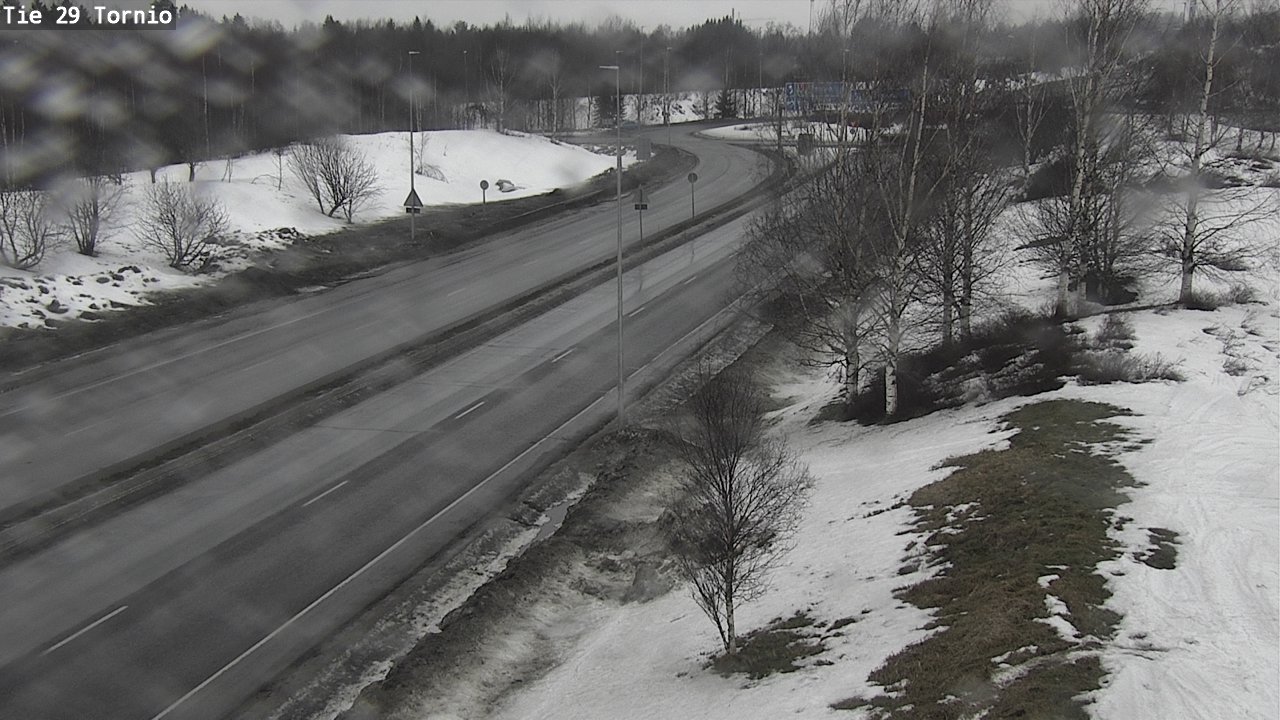 Weather Camera Image Väg 29 Torneå, Tornio, Lappi
