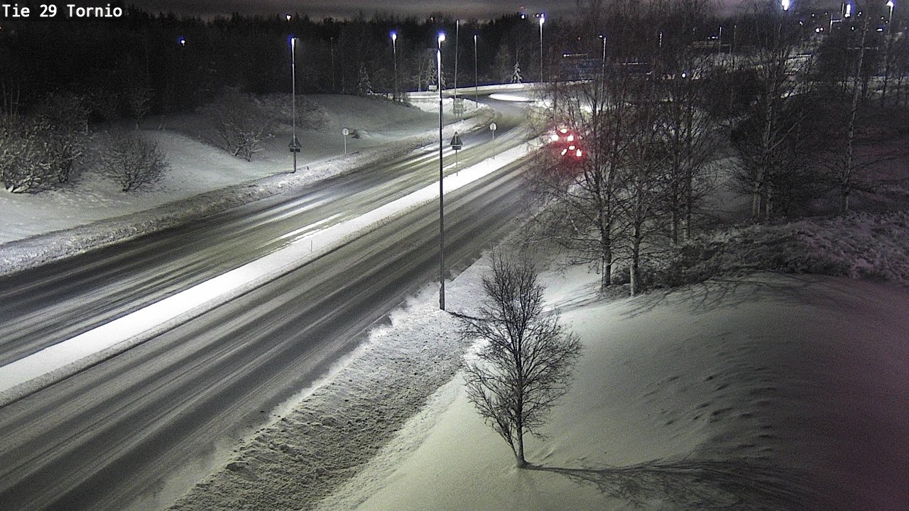 Weather Camera Image Väg 29 Torneå, Tornio, Lappi