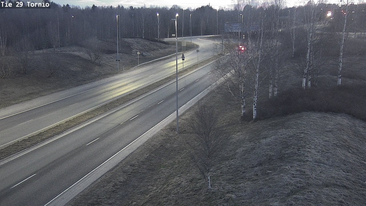 Weather Camera Image Väg 29 Torneå, Tornio, Lappi