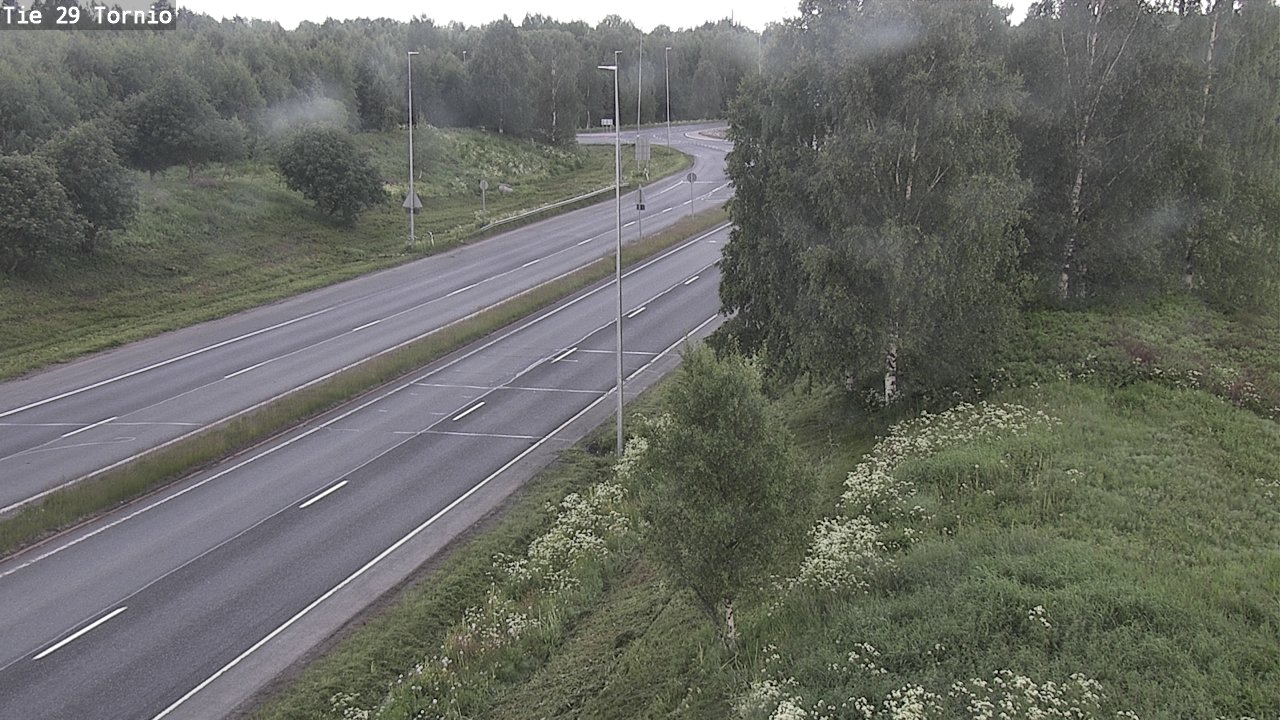 Weather Camera Image Väg 29 Torneå, Tornio, Lappi
