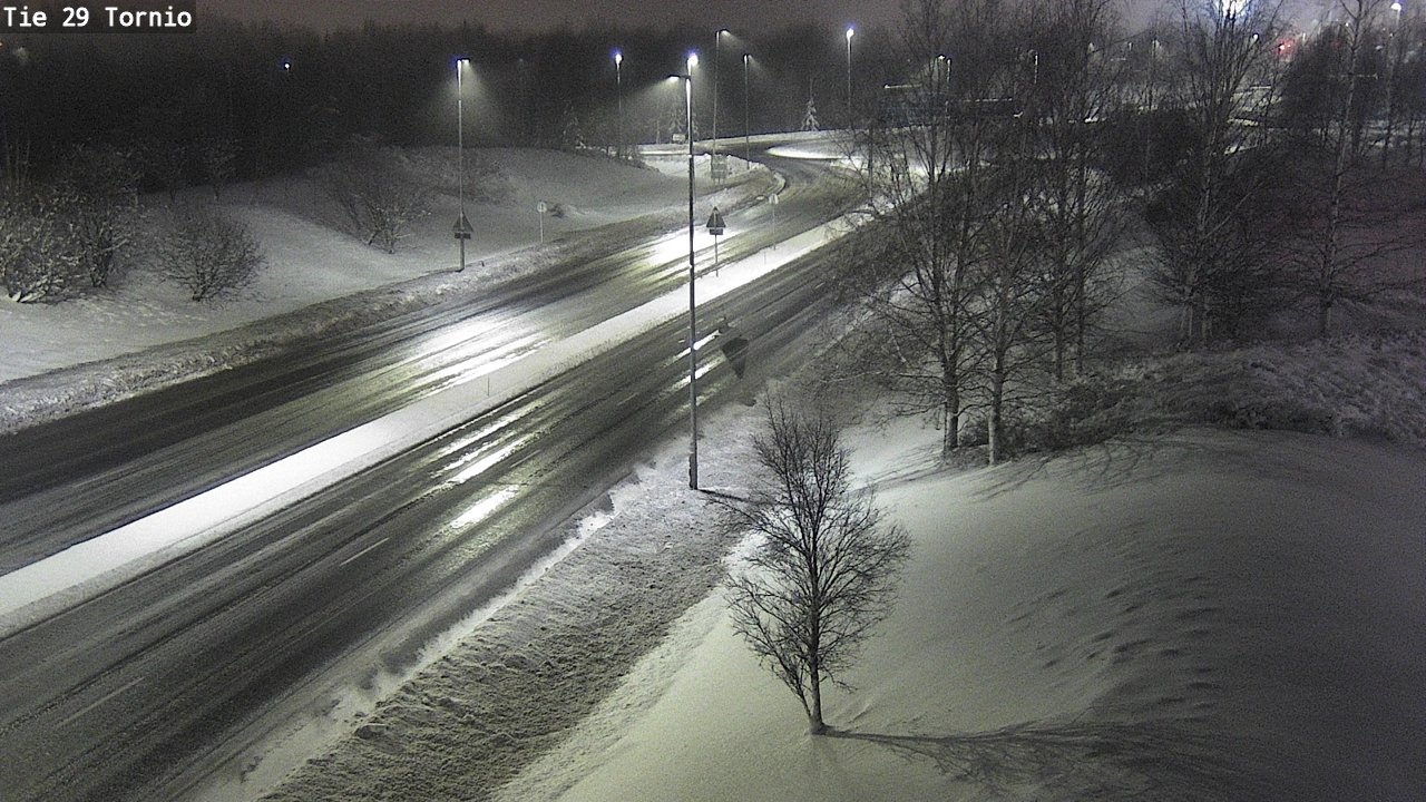 Weather Camera Image Väg 29 Torneå, Tornio, Lappi