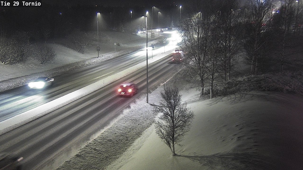 Weather Camera Image Väg 29 Torneå, Tornio, Lappi